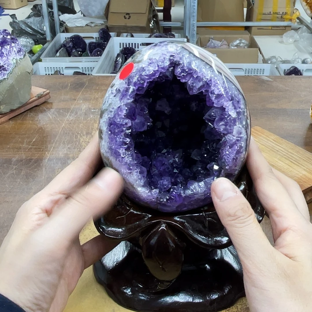 紫晶摆件未镶嵌晶体