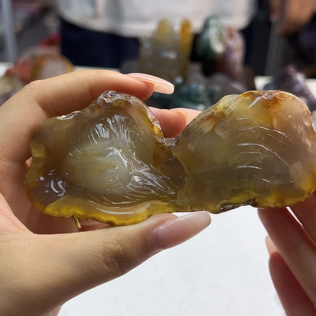 玛瑙/玉髓未镶嵌项链