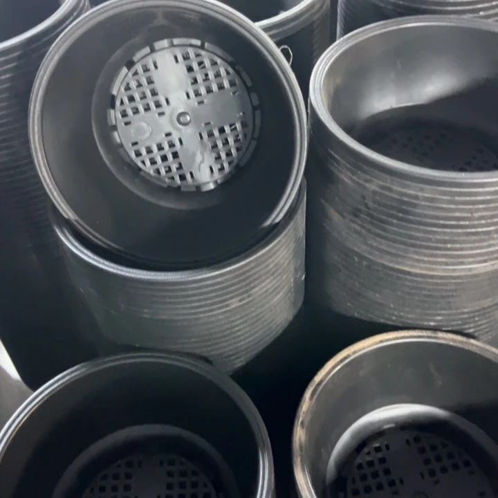 树脂黑韩盆口15高7一组30