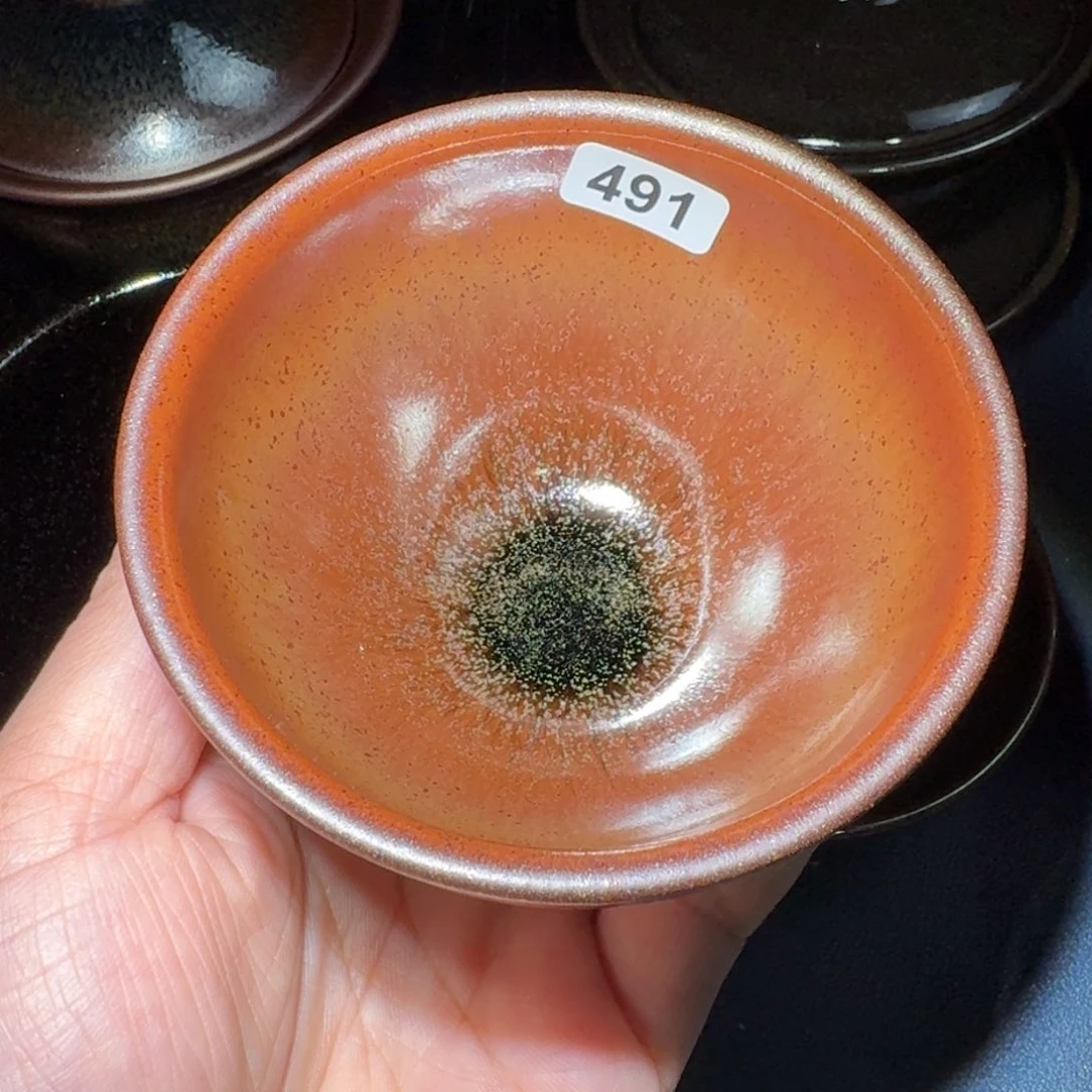 小雨茶盏手工柴烧拖***机