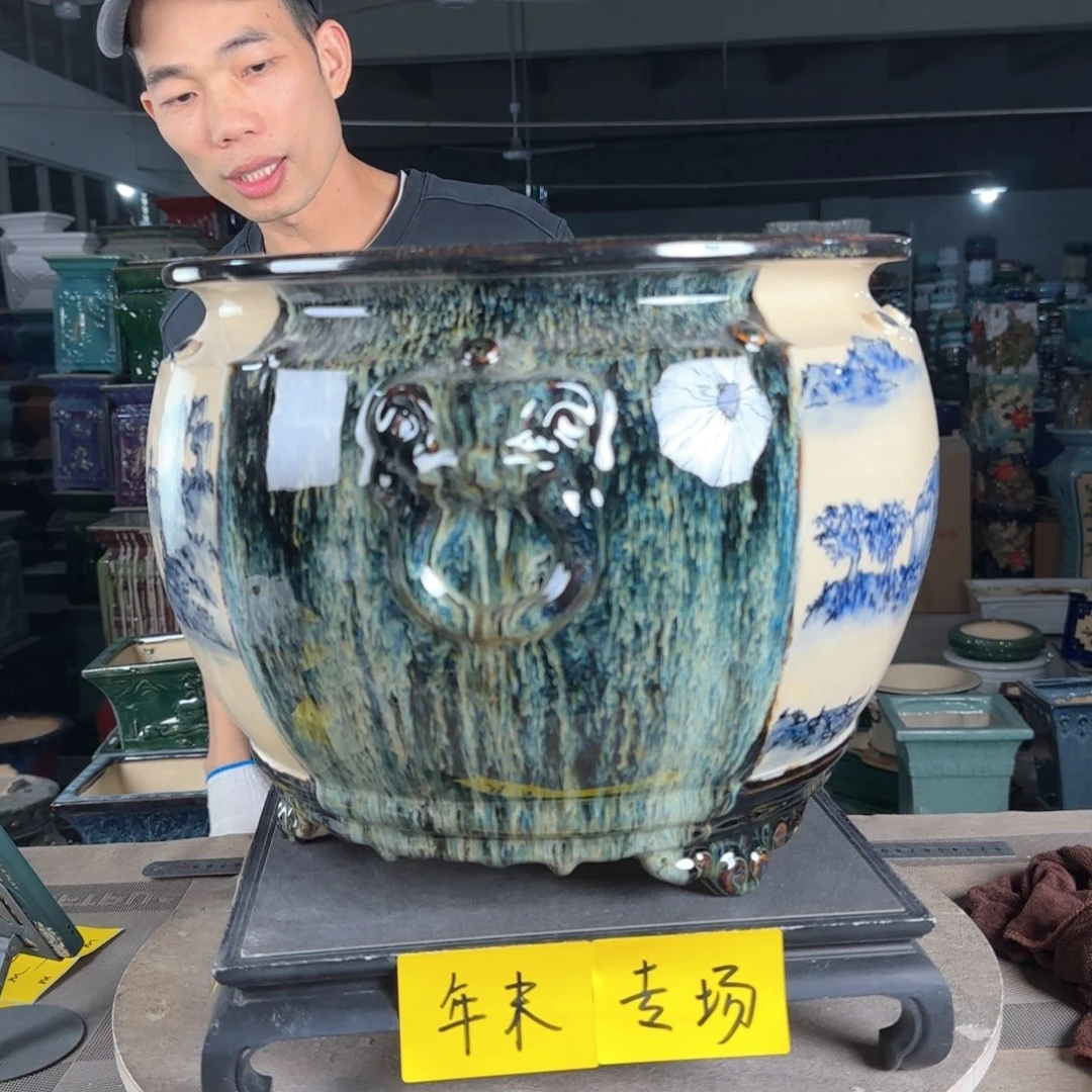 一风堂石湾花盆。