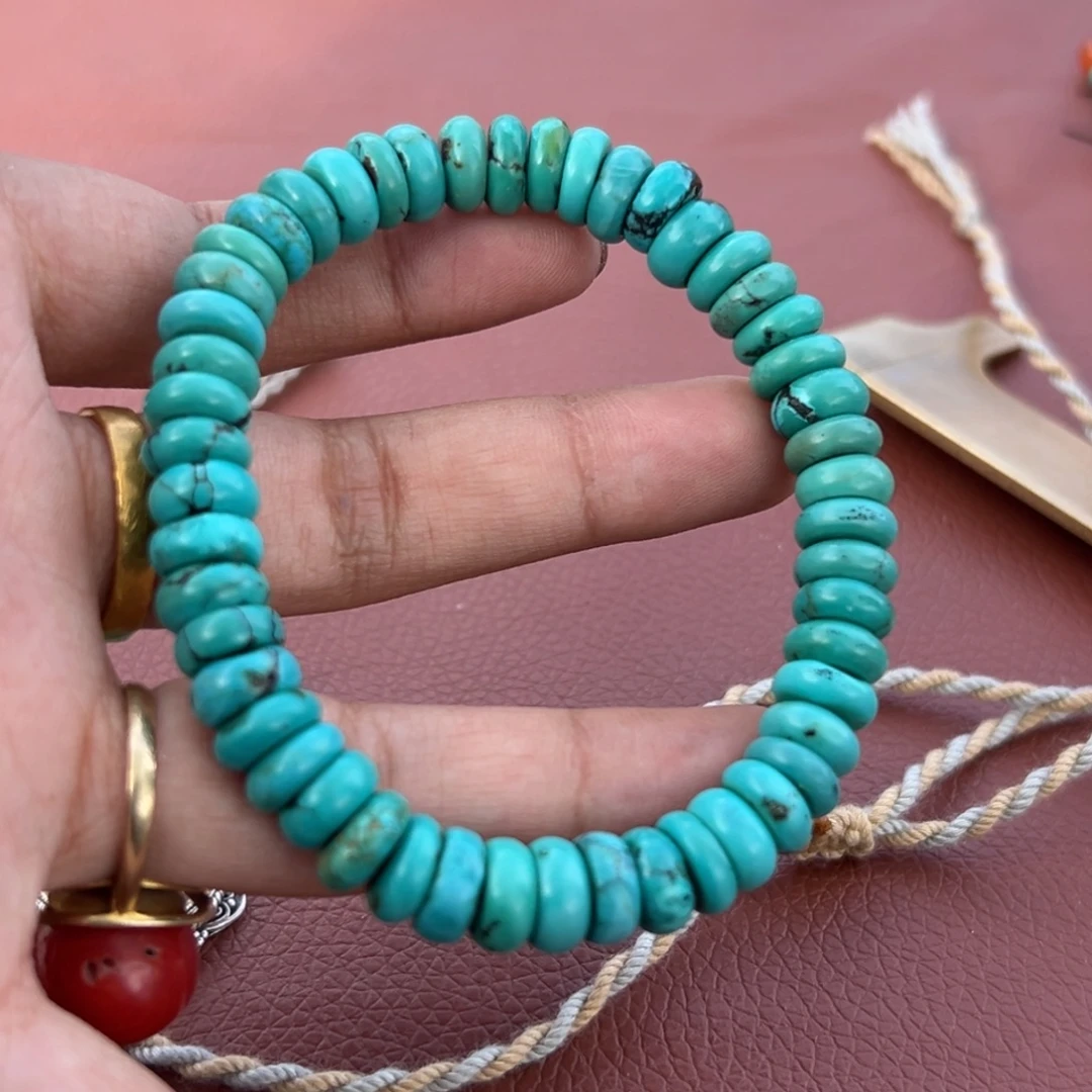 王***堆绿松石合金手链泥塑的时候就觉得他