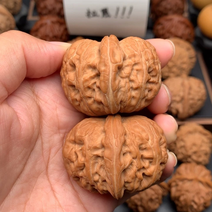 把件文玩核桃43平谷元宝全品