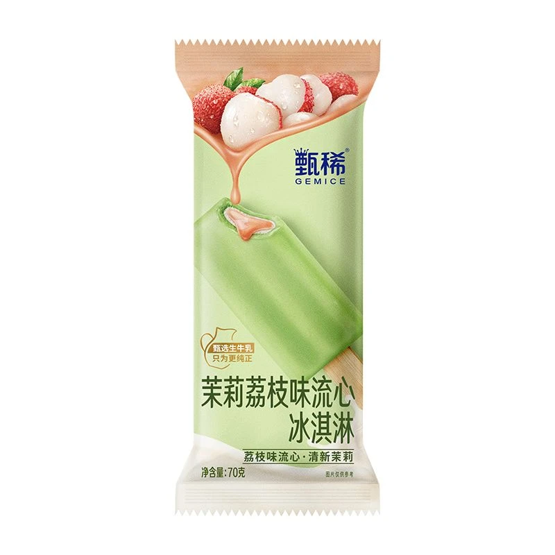 甄稀茉莉荔枝味流心冰淇淋70g*1支
