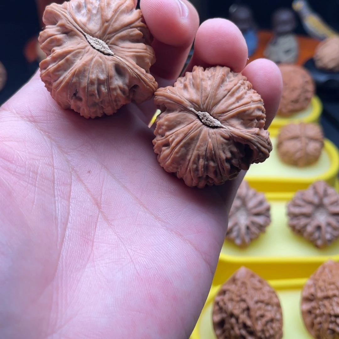 极***者文玩核桃把件42球白全