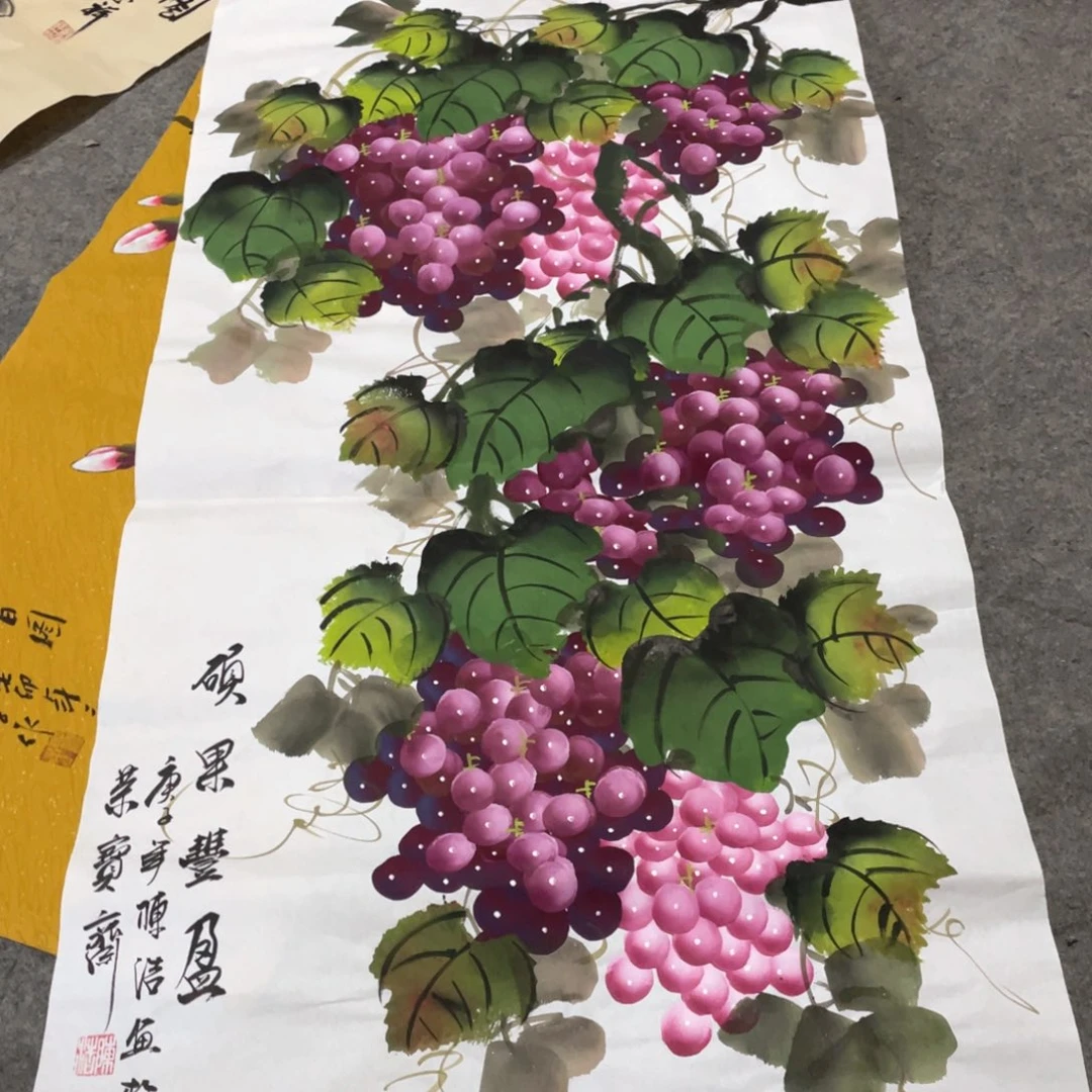 国画国画作品画心一张