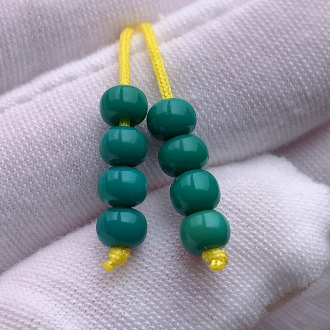 未镶嵌绿松石珠宝奇石4.8mm