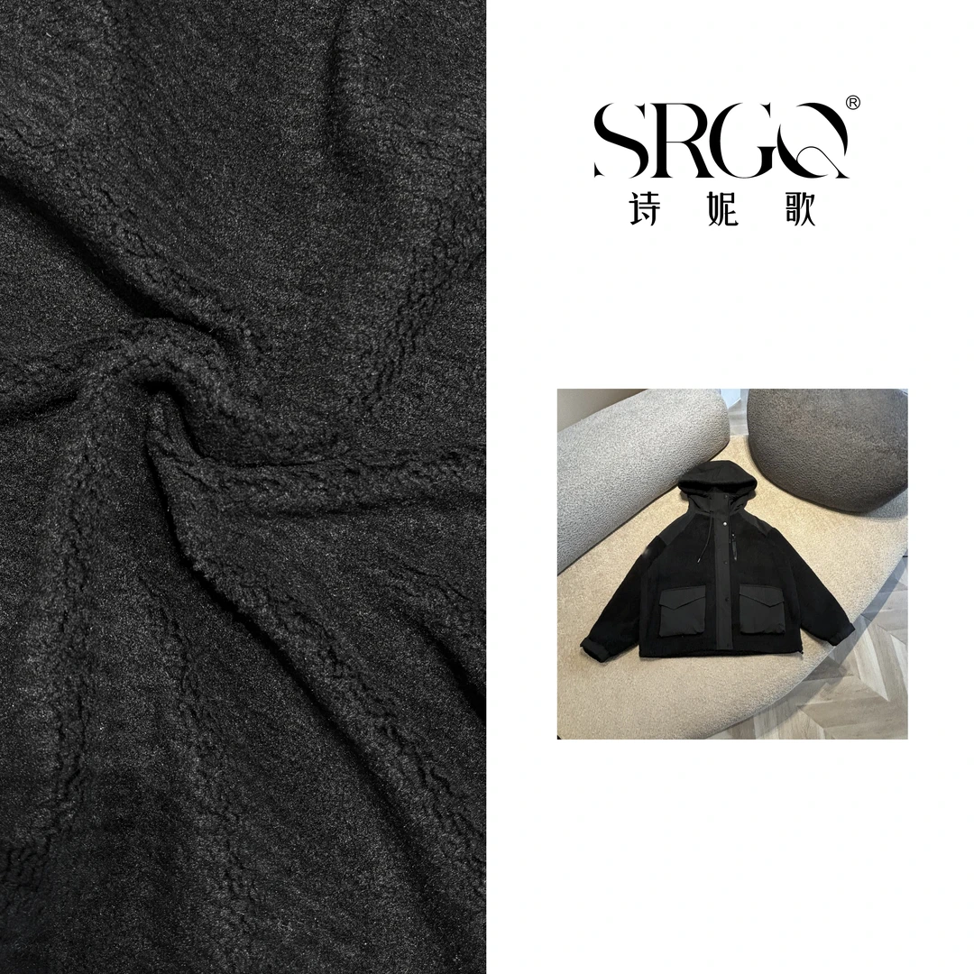 诗妮歌24AW定制 | 【全麦曲奇】 绒意满满 冬季连帽拼接加厚外套