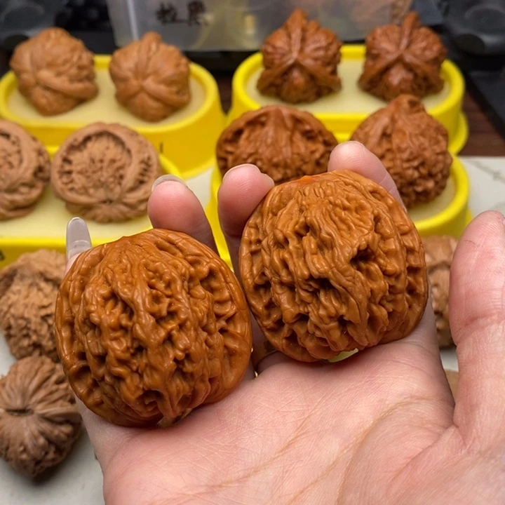 吊坠文玩核桃虎头43