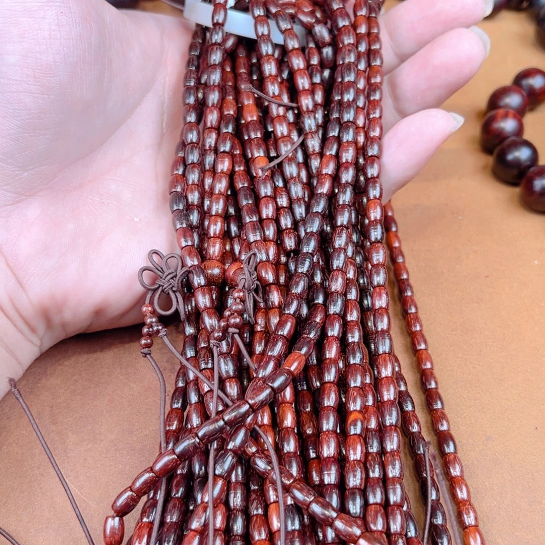 小叶紫檀手串/手链06干磨桶珠