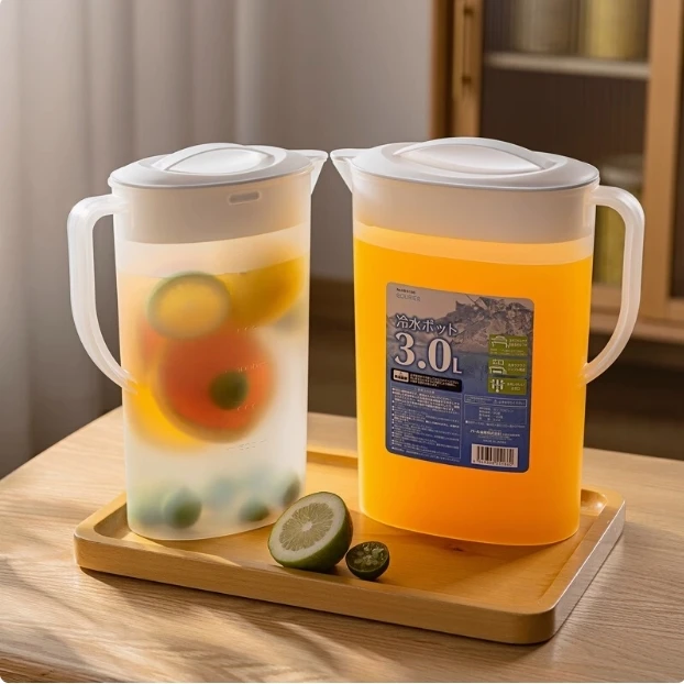 日本大容量冷水壶夏季家用耐冷耐热凉水壶2L