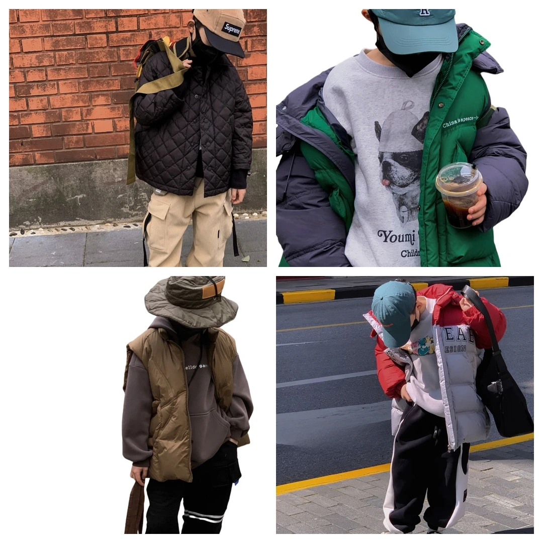 儿童男童女童棉服羽绒加厚加绒（直播扣号专用链接：279-399）
