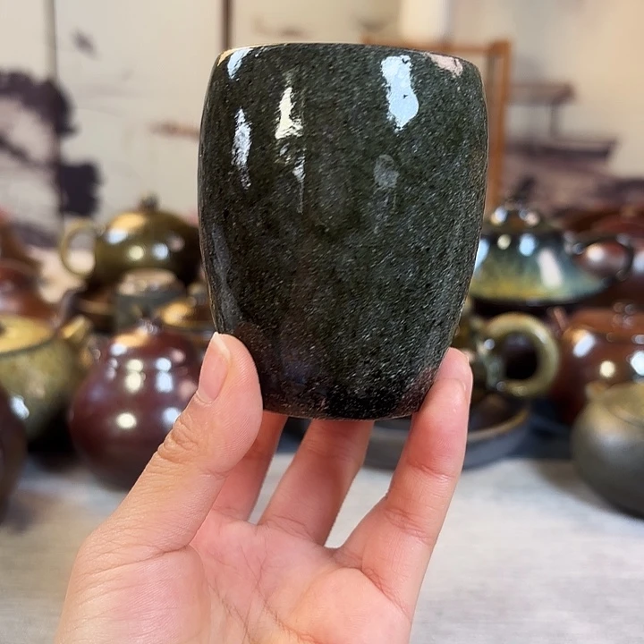 壶柴烧紫砂闻香杯