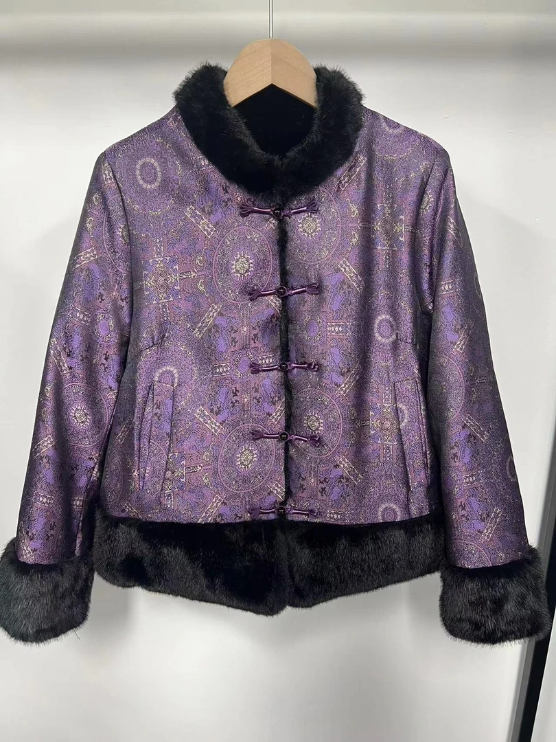 5689新中式上衣长袖常规款厚款