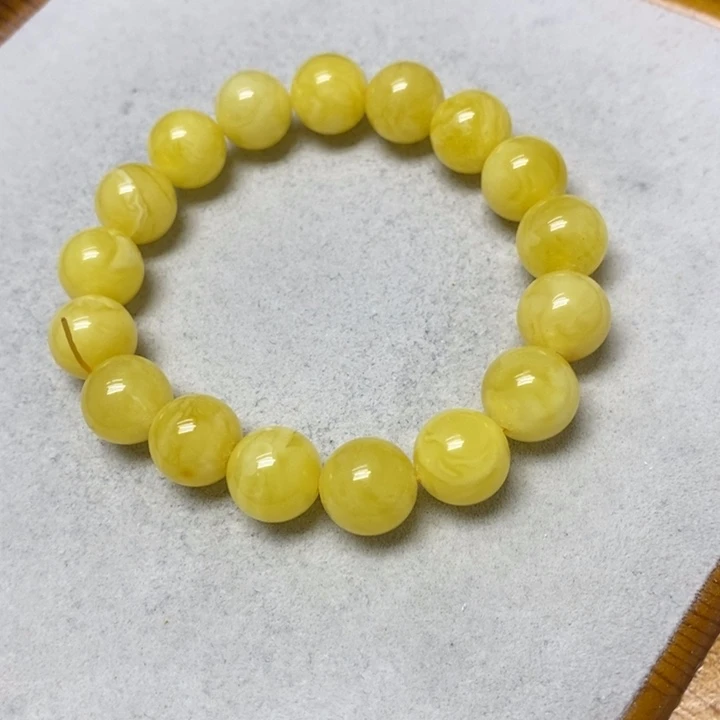 蜜蜡未镶嵌裸石串