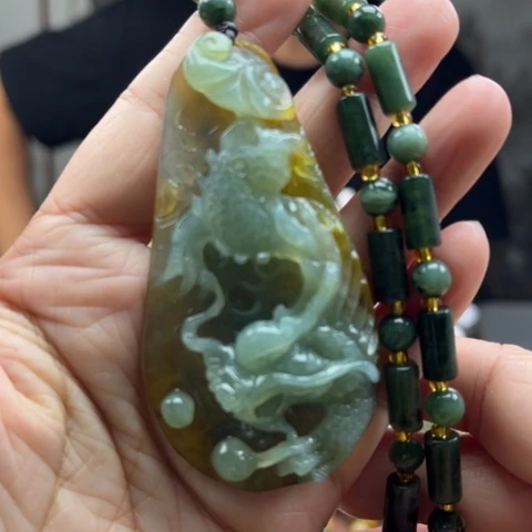 岫玉挂件未镶嵌挂件