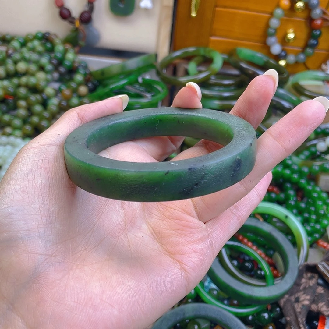 和田玉未镶嵌手链59