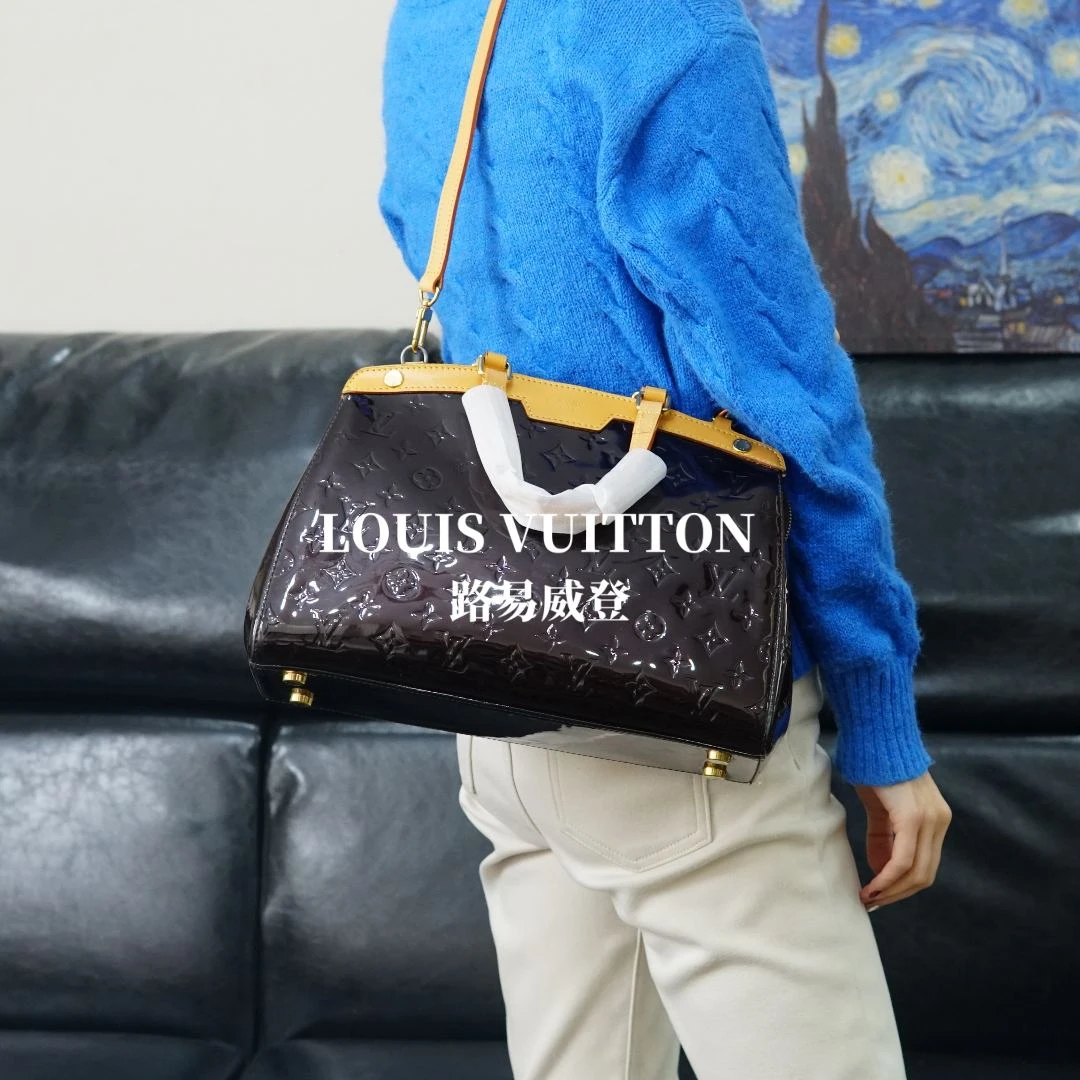 95新 LouisVuitton/路易威登 LV/漆皮医生包/DZ12604002/4002