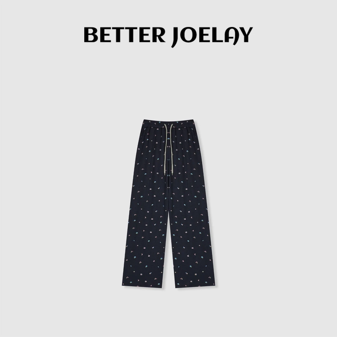 BETTER JOELAY-【挪威星空】时尚休闲直筒裤子宽松百搭KKH2225