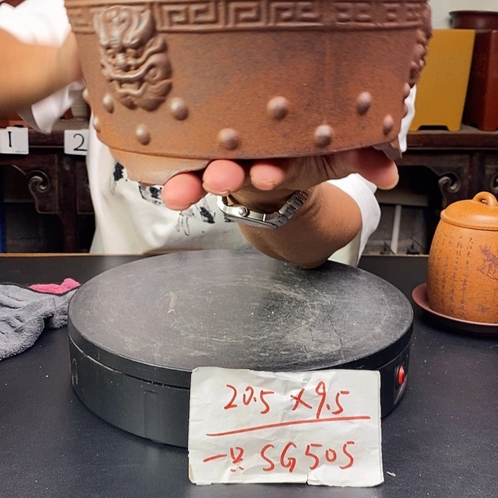 紫砂花盆货号一只SG505