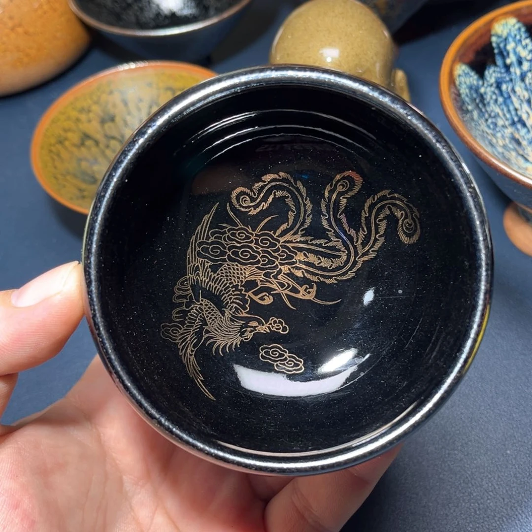 茶盏建盏手握泡茶主人杯