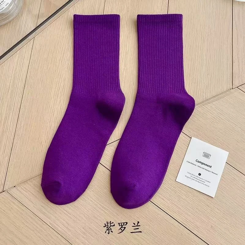 【骑行高弹舒适无压袜子紫罗兰色】ILPALADINO骑行无压袜子春夏秋冬