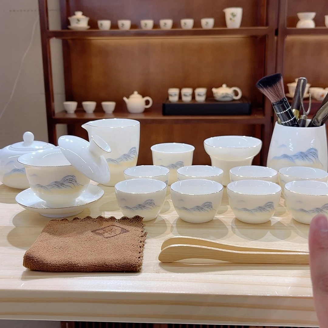 瓷片羊脂玉瓷羊脂玉瓷