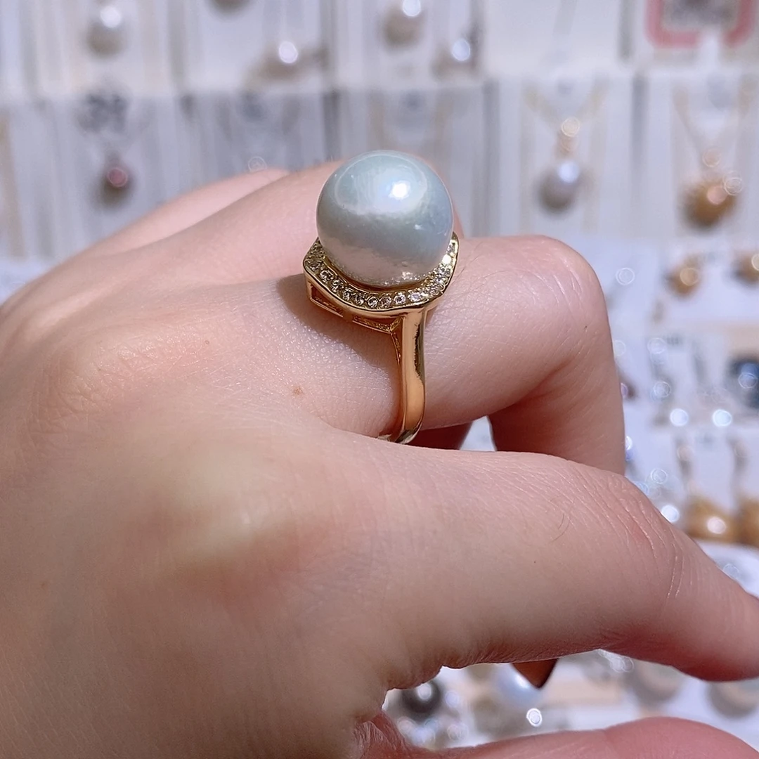 戒指未镶嵌淡水珍珠w12.5