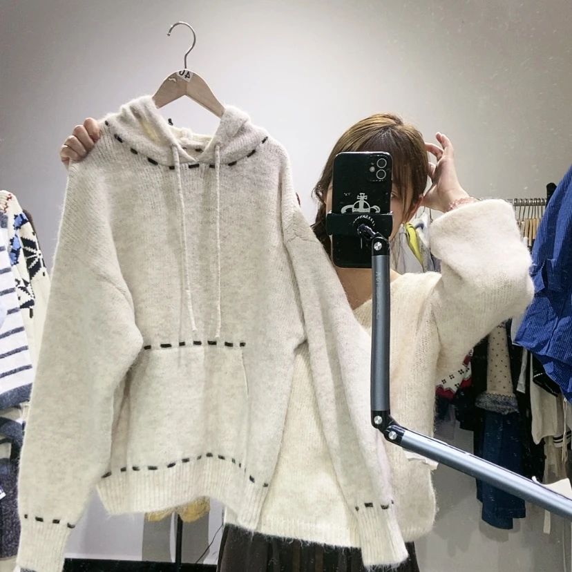 【闪购商品】杏色连帽