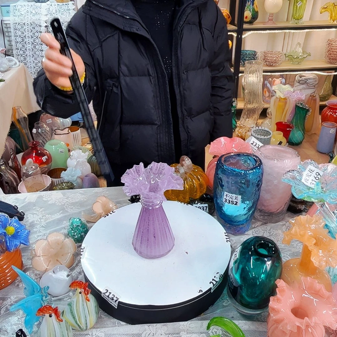 2332 家悦美居琉璃摆件不完美