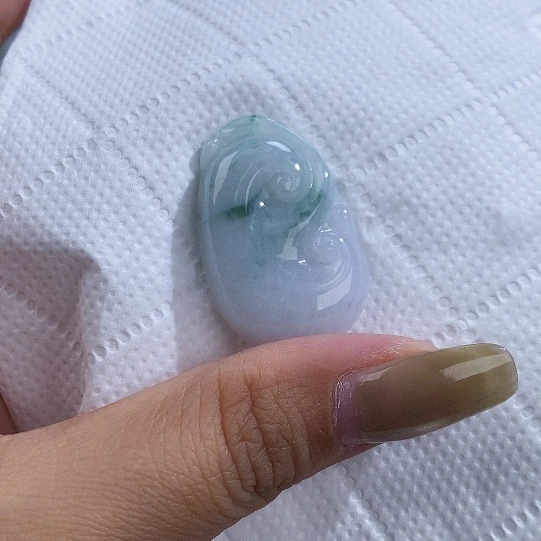 翡翠未镶嵌颈饰7107