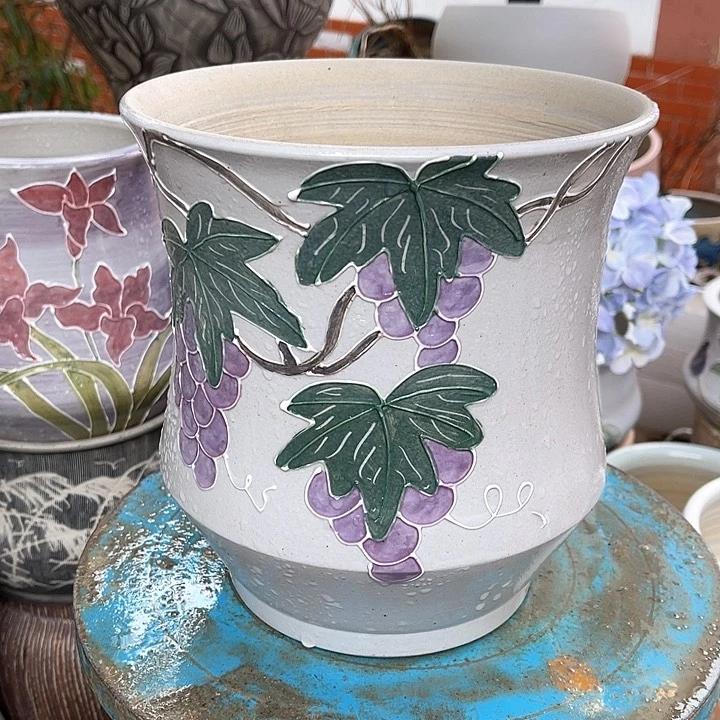 盘高度22内扣18 艺术陶瓷