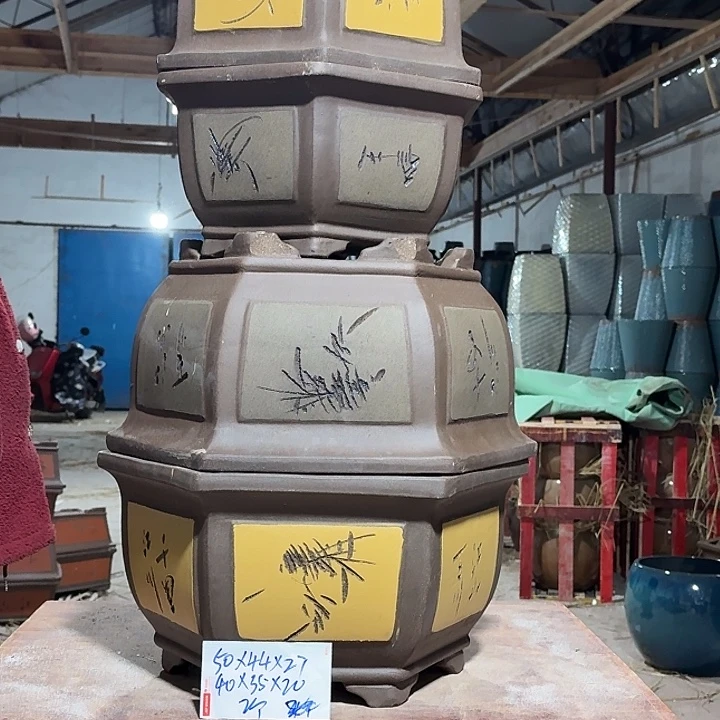 紫砂花盆紫砂花盆