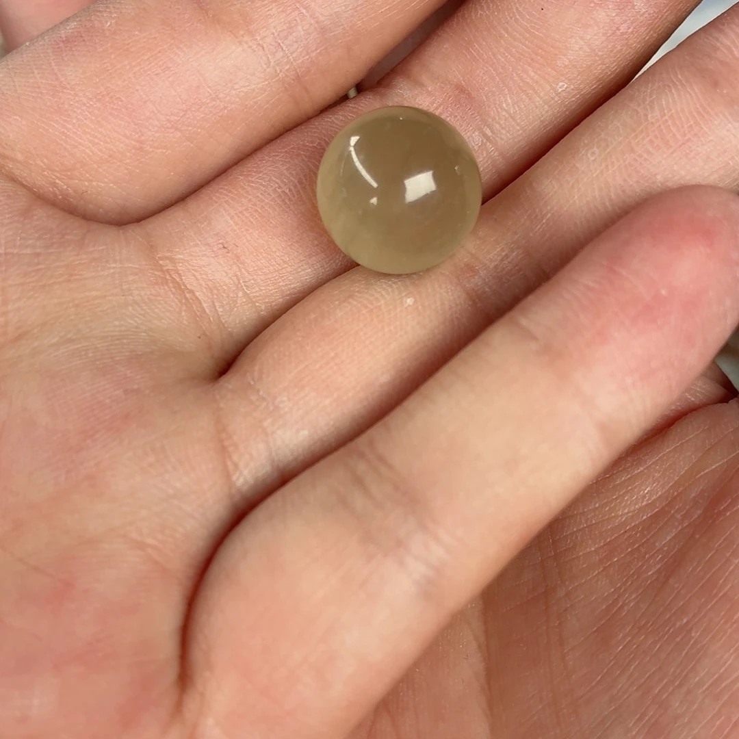 定制兔毛水晶单珠 不退换未镶嵌水晶叁***捌