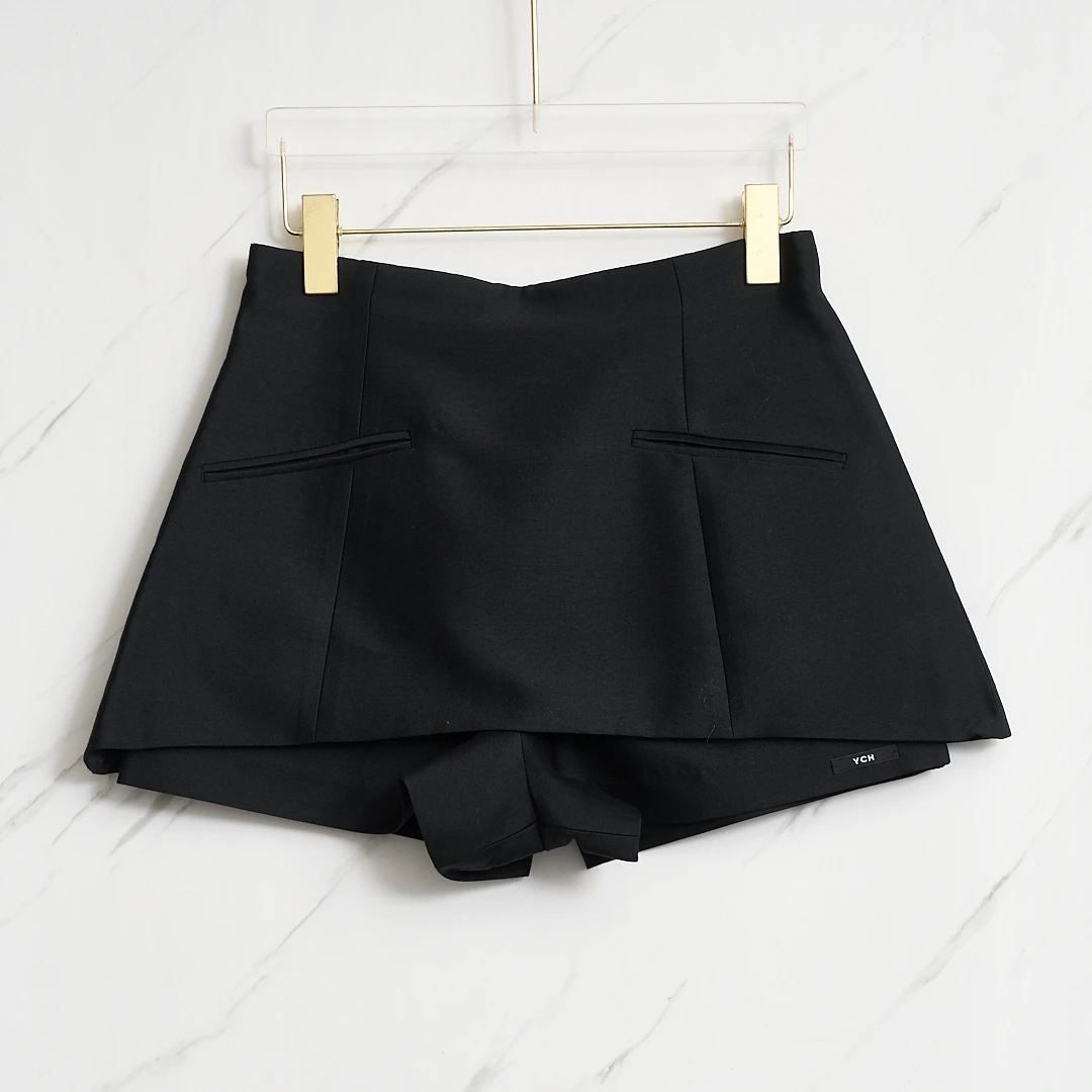 全新未使用/YCH女士宽松拉链裙裤YHGP00026