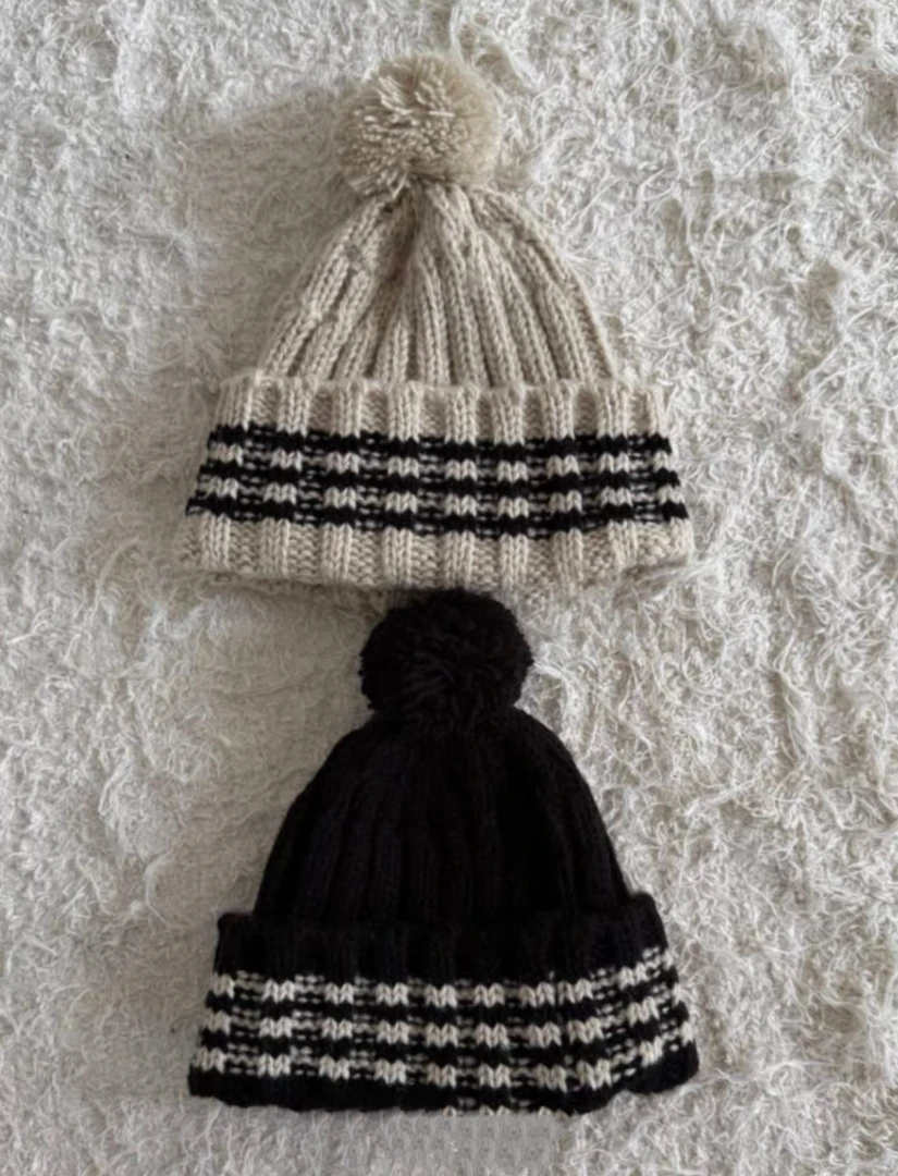 九子-韩国原单代购针织帽 M0001