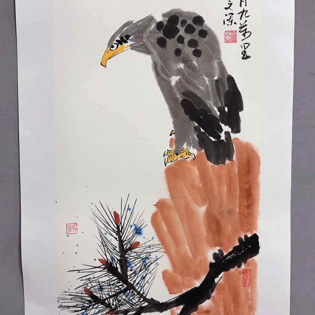 国画亲笔手绘放心去藏