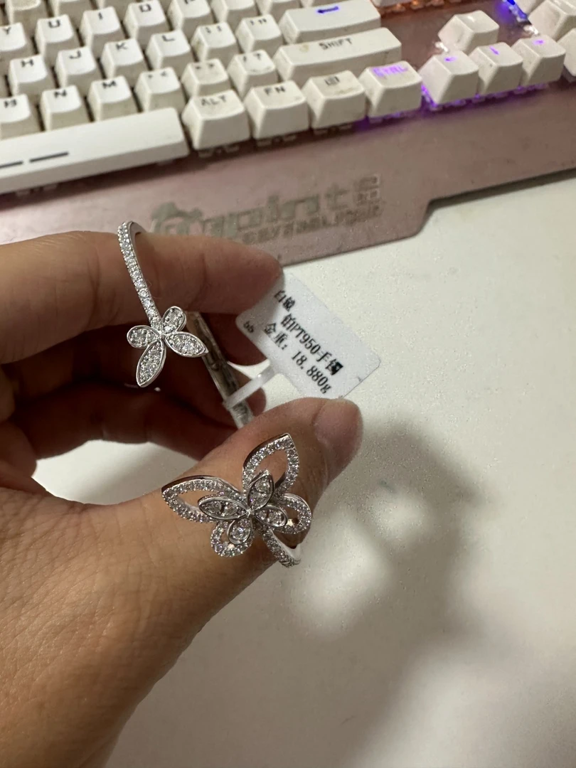 铂金PT950 周铮铮的手镯链接商家编码C2528300212