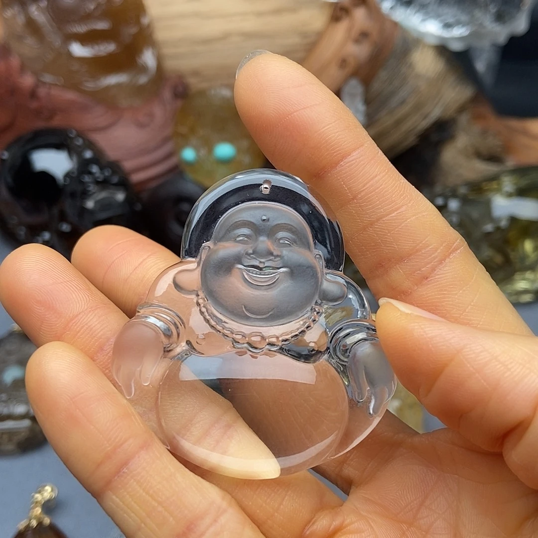 水晶颈饰未镶嵌吊坠