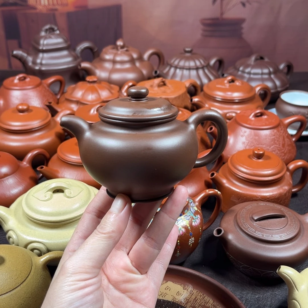 茶壶紫砂原矿紫泥150毫升