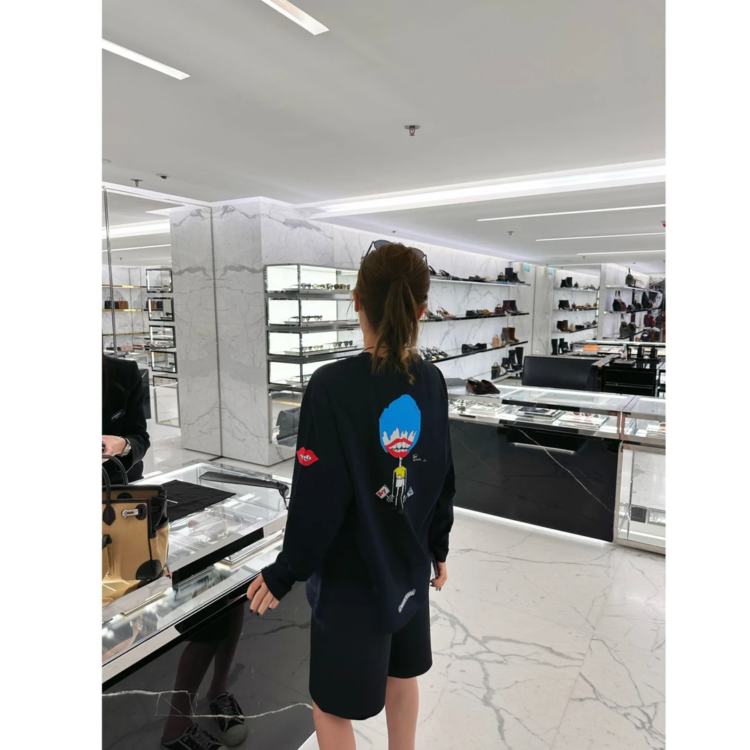 Ch小罗蓝色玩偶长袖Tee
