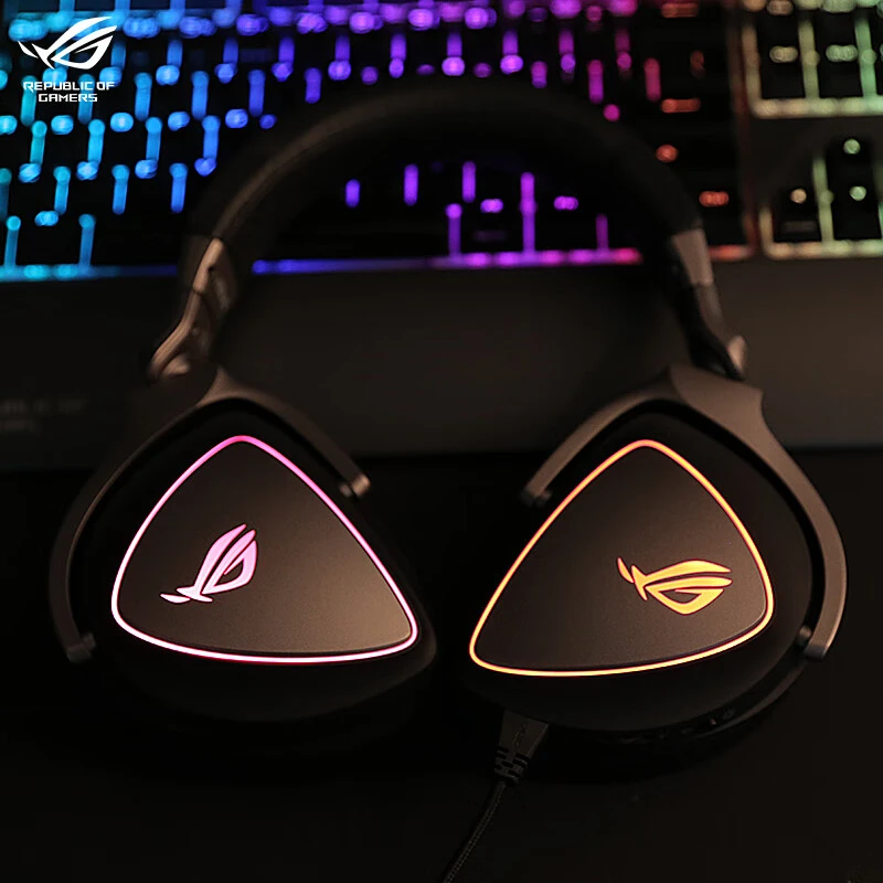 99新 ROG/玩家国度  ROG棱镜 游戏耳机 头戴式耳机可拆卸麦克风