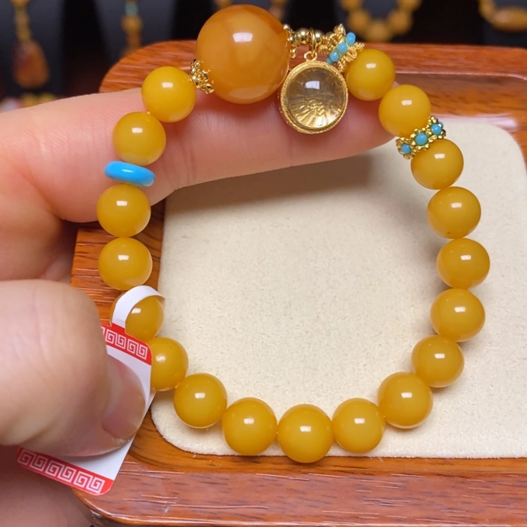 【闪购商品】蜜蜡手链未镶嵌手串