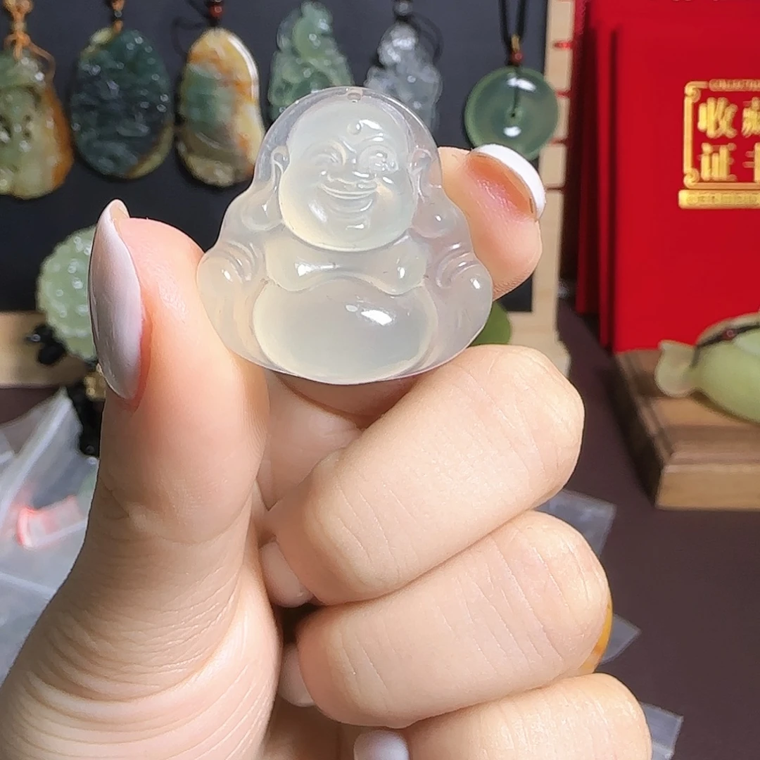 蛇纹石玉合金颈饰24