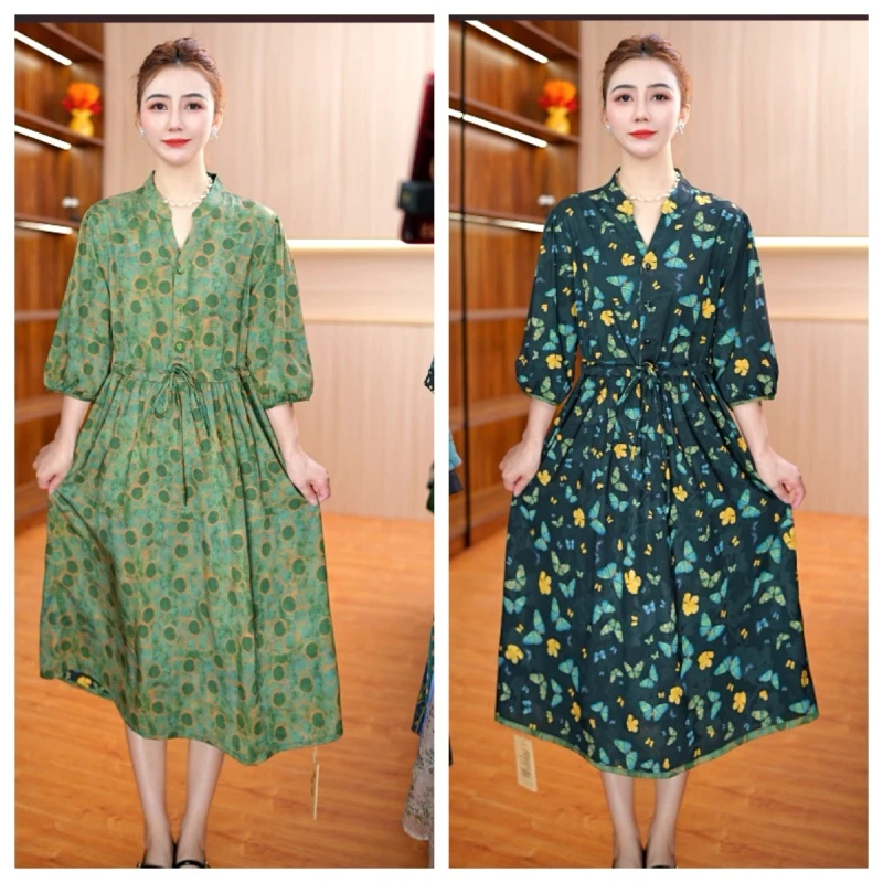 3389-33舒适时尚双面穿连衣裙