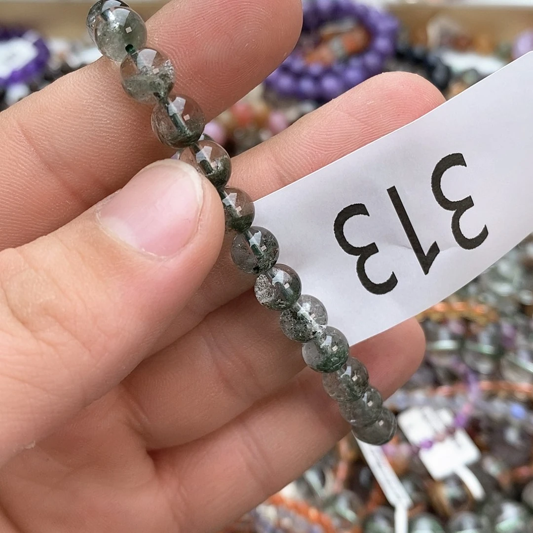 水晶手链未镶嵌6*2手链