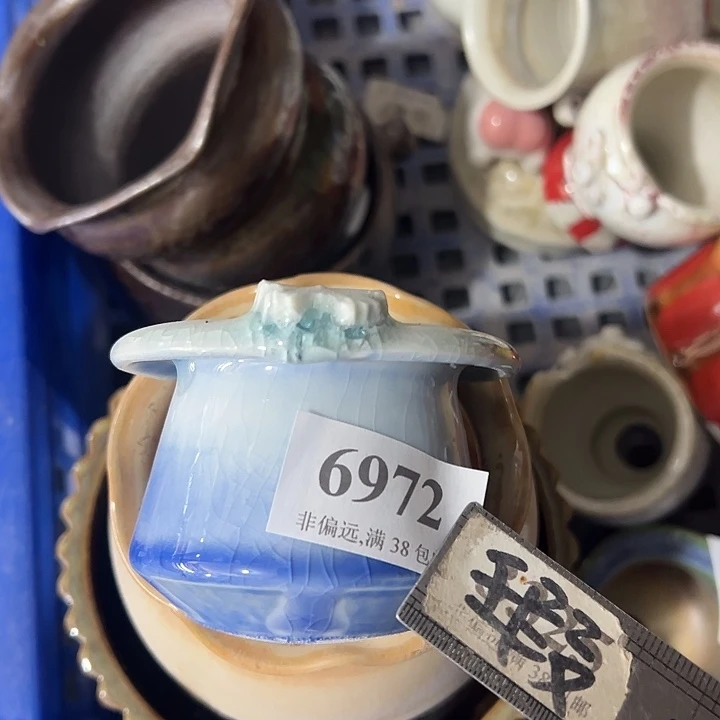 口5手工花盆满30包邮