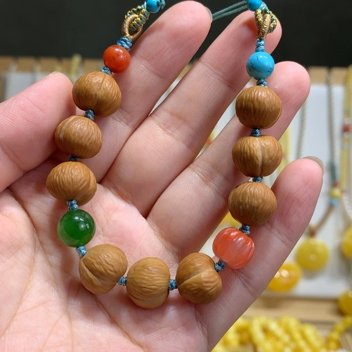 南红玛瑙未镶嵌手链手机挂