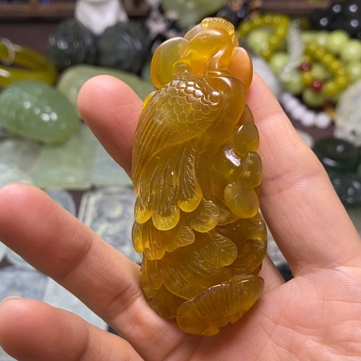 岫玉未镶嵌岫玉颈饰