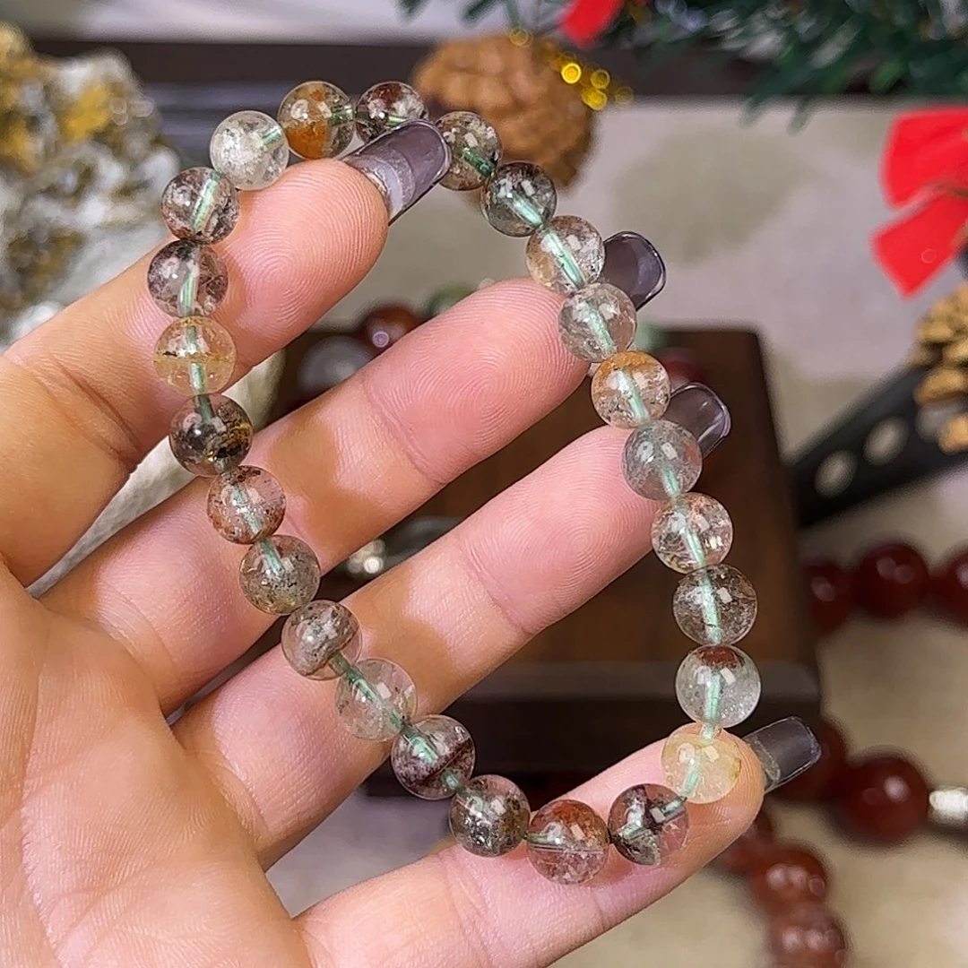 手绳未镶嵌水晶四季幽灵7mm+